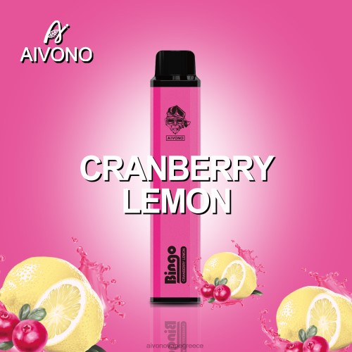 Aivono AIM BINGO 4000 cranberry λεμόνι 40T2F140 - Aivono Vape Ελλάδα