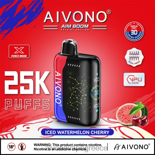 Aivono AIM BOOM 25000 παγωμένο κεράσι καρπούζι 40T2F347 - Aivono Ελλάδα