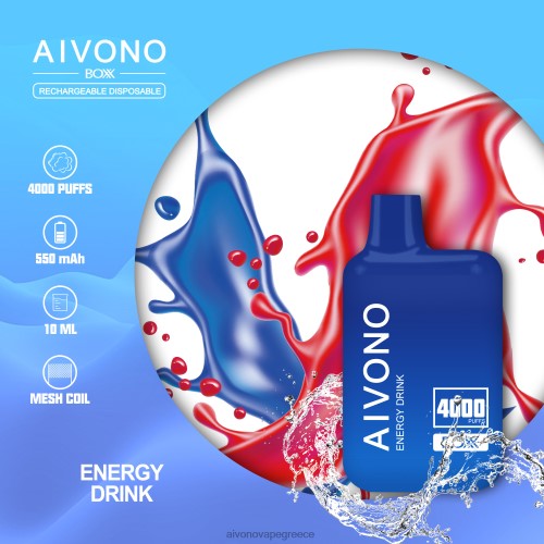 Aivono AIM BOXX 4000 ενεργειακό ποτό 40T2F225 - Aivono Vape Greece