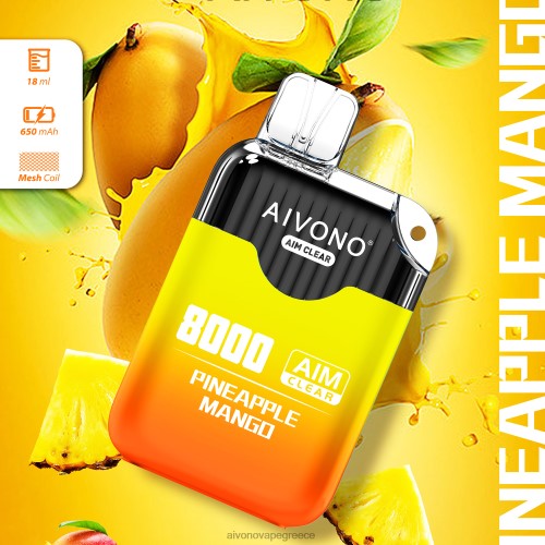 Aivono AIM CLEAR 8000 μάνγκο ανανά 40T2F209 - Aivono Vape Greece