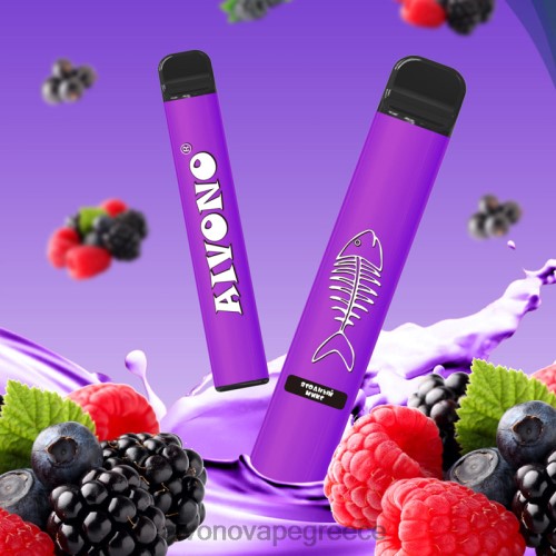 Aivono AIM FISHBONE 600 ανάμεικτο μούρο 40T2F285 - Aivono Vape Greece