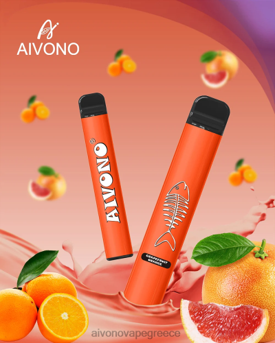 Aivono AIM FISHBONE 600 γκρέιπφρουτ πορτοκάλι 40T2F280 - Aivono Vape Ελλάδα