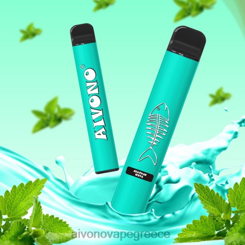 Aivono AIM FISHBONE 600 δροσερή μέντα 40T2F278 - Aivono Vape Review