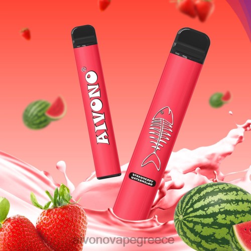 Aivono AIM FISHBONE 600 καρπούζι φράουλα 40T2F282 - Aivono Vape Review