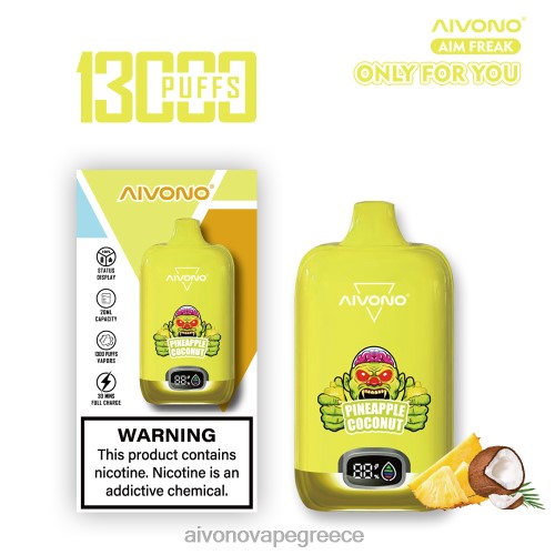 Aivono AIM FREAK 13000 ανανά καρύδα 40T2F248 - Aivono Vape Ελλάδα