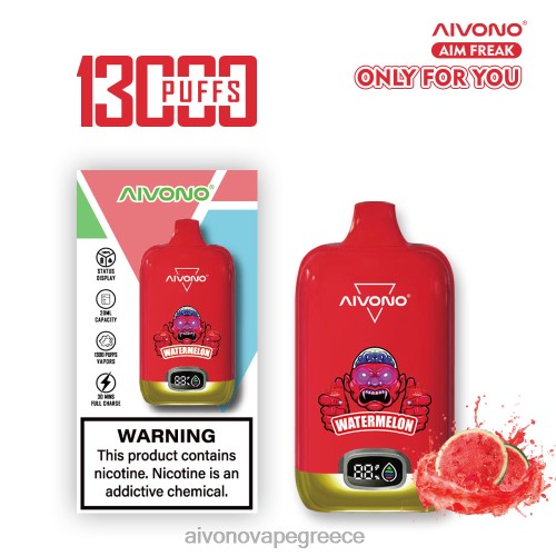Aivono AIM FREAK 13000 καρπούζι 40T2F244 - Aivono Vape Ελλάδα