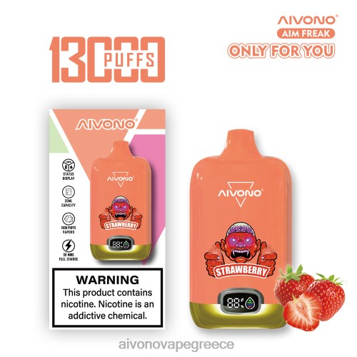 Aivono AIM FREAK 13000 φράουλα 40T2F243 - Aivono Ελλάδα
