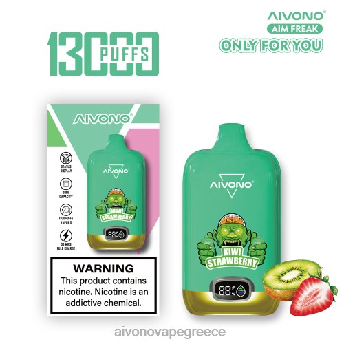 Aivono AIM FREAK 13000 φράουλα ακτινίδιο 40T2F246 - Aivono Vape Review