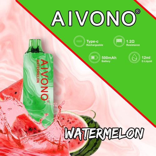 Aivono AIM GUN 7000 καρπούζι 40T2F110 - Aivono Vape Review