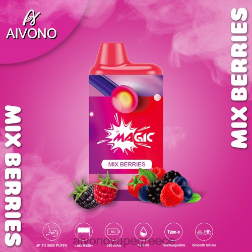 Aivono AIM MAGIC 5800 κουτί τσιγάρο ανακατέψτε τα μούρα 40T2F100 - Aivono Vape Ελλάδα