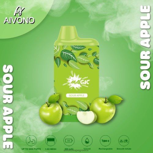 Aivono AIM MAGIC 5800 κουτί τσιγάρο ξινόμηλο 40T2F87 - Aivono Ελλάδα