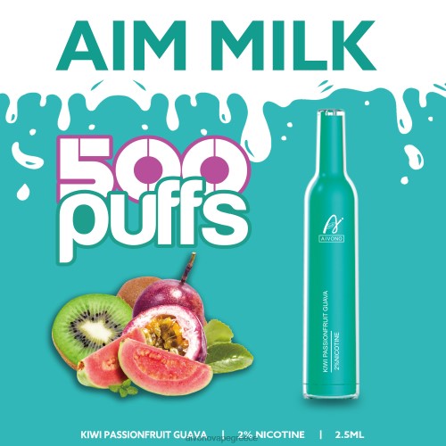 Aivono AIM MILK 500 ακτινίδιο γκουάβα του πάθους 40T2F272 - Aivono Vape Ελλάδα