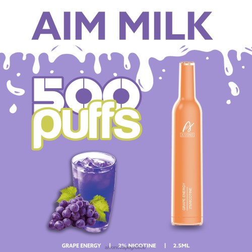 Aivono AIM MILK 500 ενέργεια σταφυλιού 40T2F265 - Aivono Vape Greece