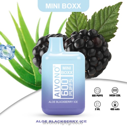 Aivono AIM MINI BOXX 600 πάγος της αλόης 40T2F240 - Aivono Vape Ελλάδα