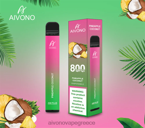 Aivono AIM PLUS 800 ανανά καρύδα 40T2F200 - Aivono Vape Ελλάδα