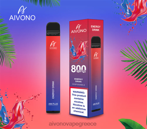Aivono AIM PLUS 800 ενεργειακό ποτό 40T2F201 - Aivono Vape Greece