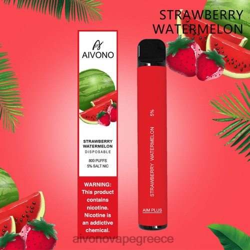 Aivono AIM PLUS 800 καρπούζι φράουλα 40T2F196 - Aivono Vape Ελλάδα
