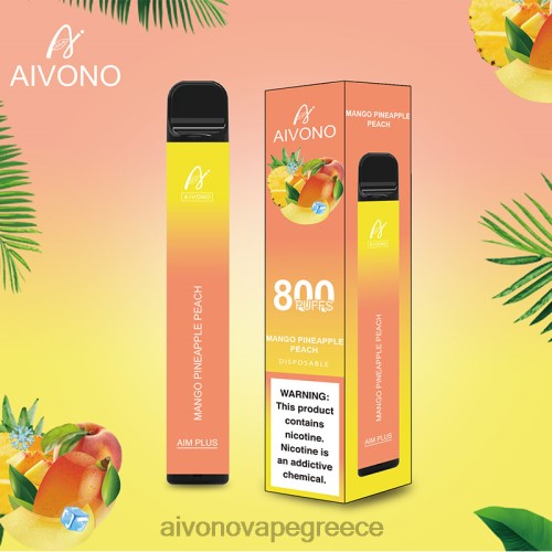 Aivono AIM PLUS 800 μάνγκο ανανά ροδάκινο 40T2F186 - Aivono Vape Review