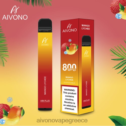 Aivono AIM PLUS 800 μάνγκο λίτσι 40T2F185 - Aivono Vape Greece