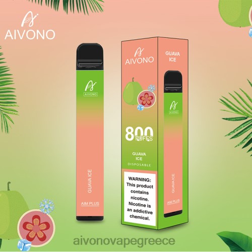 Aivono AIM PLUS 800 πάγος γκουάβα 40T2F180 - Aivono Vape Ελλάδα