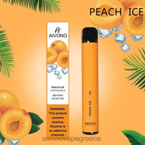 Aivono AIM PLUS 800 πάγος ροδάκινου 40T2F190 - Aivono Vape Review