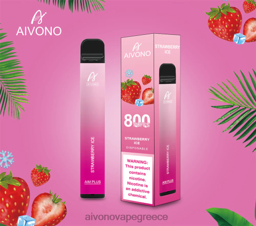 Aivono AIM PLUS 800 πάγος φράουλας 40T2F193 - Aivono Vape Greece