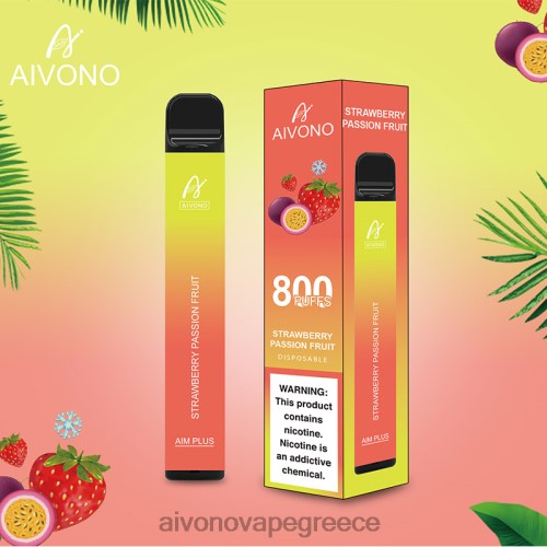 Aivono AIM PLUS 800 φρούτο του πάθους φράουλα 40T2F195 - Aivono Ελλάδα