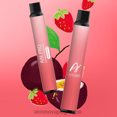 Aivono AIM PRO 1500 φρούτο του πάθους φράουλα 40T2F162 - Aivono Vape Review