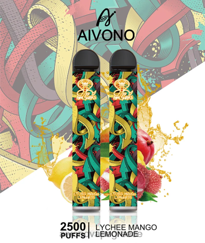 Aivono AIM SNAKE 2500 λεμονάδα μάνγκο λίτσι 40T2F308 - Aivono Vape Ελλάδα