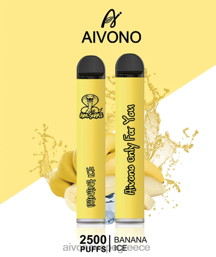Aivono AIM SNAKE 2500 πάγος μπανάνας 40T2F298 - Aivono Vape Review