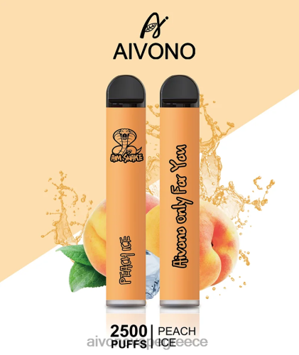 Aivono AIM SNAKE 2500 πάγος ροδάκινου 40T2F316 - Aivono Vape Ελλάδα