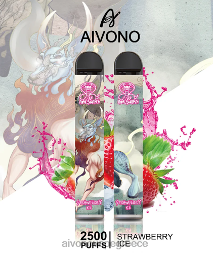 Aivono AIM SNAKE 2500 πάγος φράουλας 40T2F319 - Aivono Ελλάδα