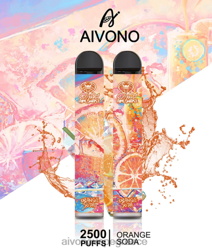 Aivono AIM SNAKE 2500 πορτοκαλί σόδα 40T2F314 - Aivono Vape Review