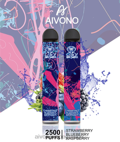 Aivono AIM SNAKE 2500 φράουλα βατόμουρο βατόμουρο 40T2F318 - Aivono Vape Review
