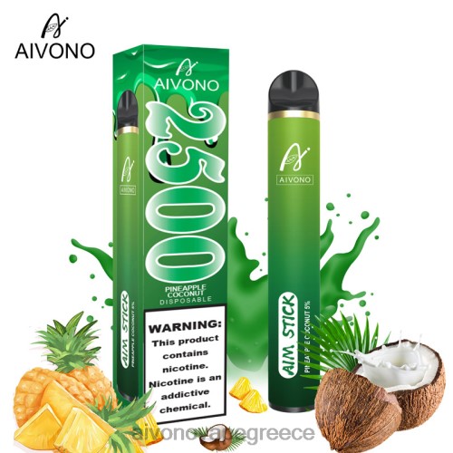 Aivono AIM STICK 2500 ανανά καρύδα 40T2F153 - Aivono Vape Greece