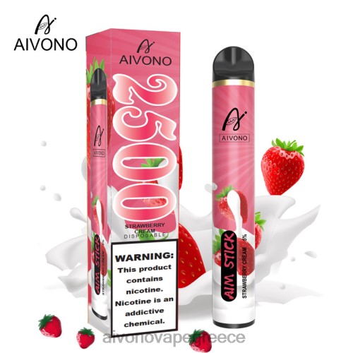 Aivono AIM STICK 2500 κρέμα φράουλας 40T2F155 - Aivono Ελλάδα