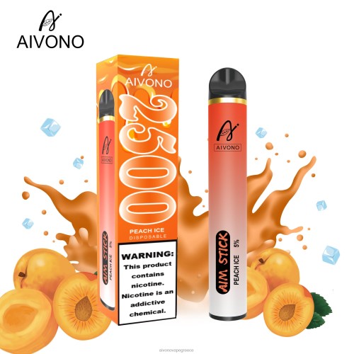 Aivono AIM STICK 2500 πάγος ροδάκινου 40T2F144 - Aivono Vape Ελλάδα