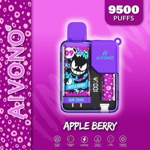 Aivono AIM TANK 9500 μούρο μήλου 40T2F43 - Aivono Ελλάδα