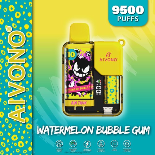 Aivono AIM TANK 9500 τσιχλόφουσκα καρπούζι 40T2F44 - Aivono Vape Ελλάδα