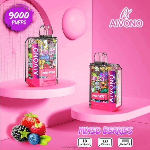 Aivono AIM XXL Αυτοκόλλητο 9000 στόμα διάφανο ανάμεικτα μούρα 40T2F51 - Aivono Ελλάδα