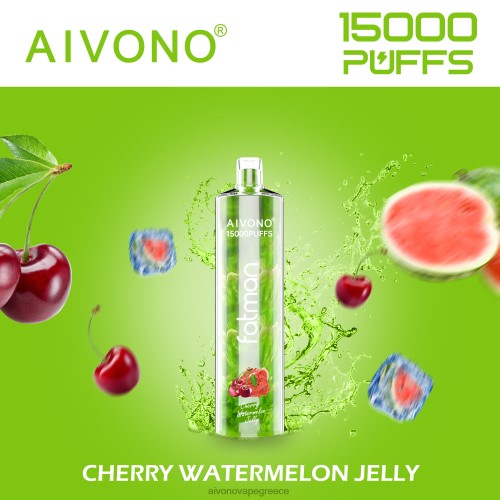Aivono FATMAN 15000 εύθυμο ζελέ καρπούζι 40T2F20 - Aivono Vape Ελλάδα