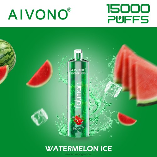 Aivono FATMAN 15000 πάγος καρπούζι 40T2F12 - Aivono Vape Ελλάδα