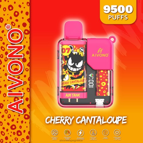 Aivono AIM TANK 9500 κεράσι πεπόνι 40T2F45 - Aivono Vape Greece