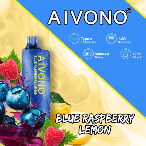 Aivono AIM GUN 7000 βατόμουρο βατόμουρο λεμόνι 40T2F109 - Aivono Vape Greece