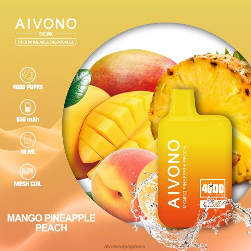 Aivono AIM BOXX 4000 μάνγκο ανανά ροδάκινο 40T2F219 - Aivono Ελλάδα