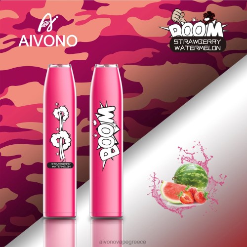 Aivono AIM BOOM 600 καρπούζι φράουλα 40T2F364 - Aivono Vape Ελλάδα